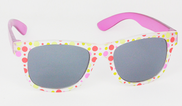 Mat solbrille til bÃ¸rn med pink stÃ¦nger