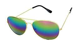 Aviator -lasit vÃ¤rikkÃ¤illÃ¤ peililinsseillÃ¤ - Design nr. 1024