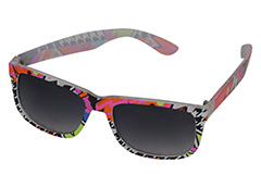 Kirjavat Wayfarer -aurinkolasit - Design nr. 1153