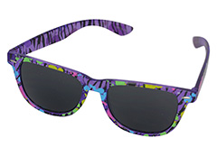 Kirjavat Wayfarer -aurinkolasit - Design nr. 1155